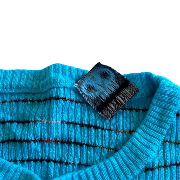 M Missoni Collection patterned intarsia-knit wool blend Sky sweater size 38/ US2 - Picture 10 of 14